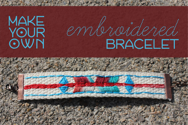 DIY-embroidered-bracelet