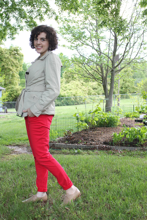 colored denim - red jeans