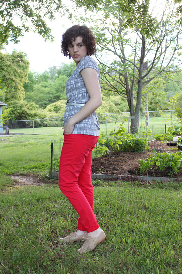 colored denim - red jeans